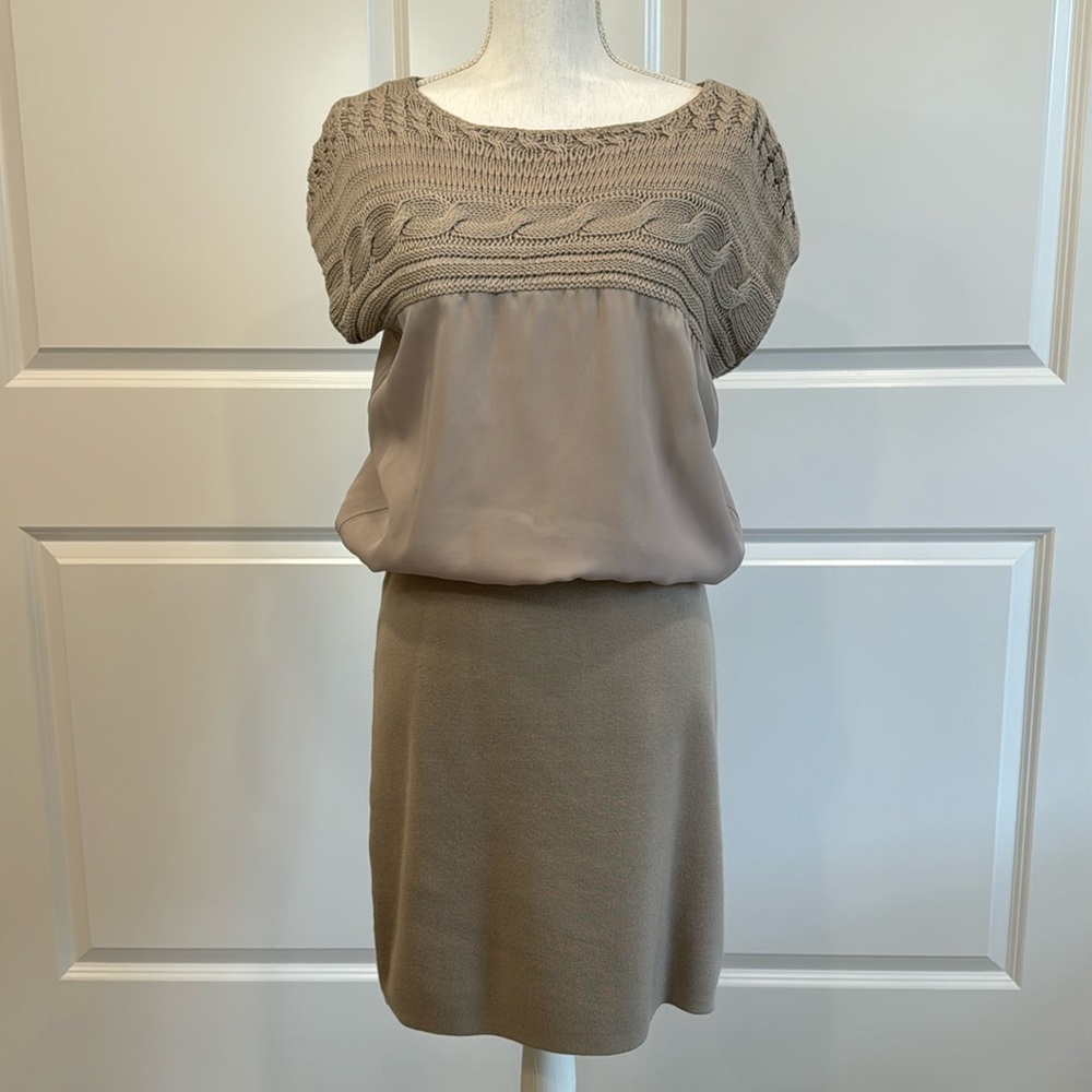 NWOT Vince Camuto Tan mini dress - size M